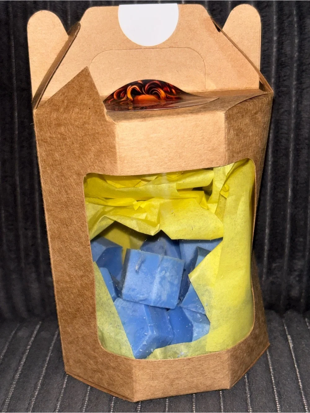 Deep Ocean Breeze Wax Melt Chunks in Kraft Gift Box